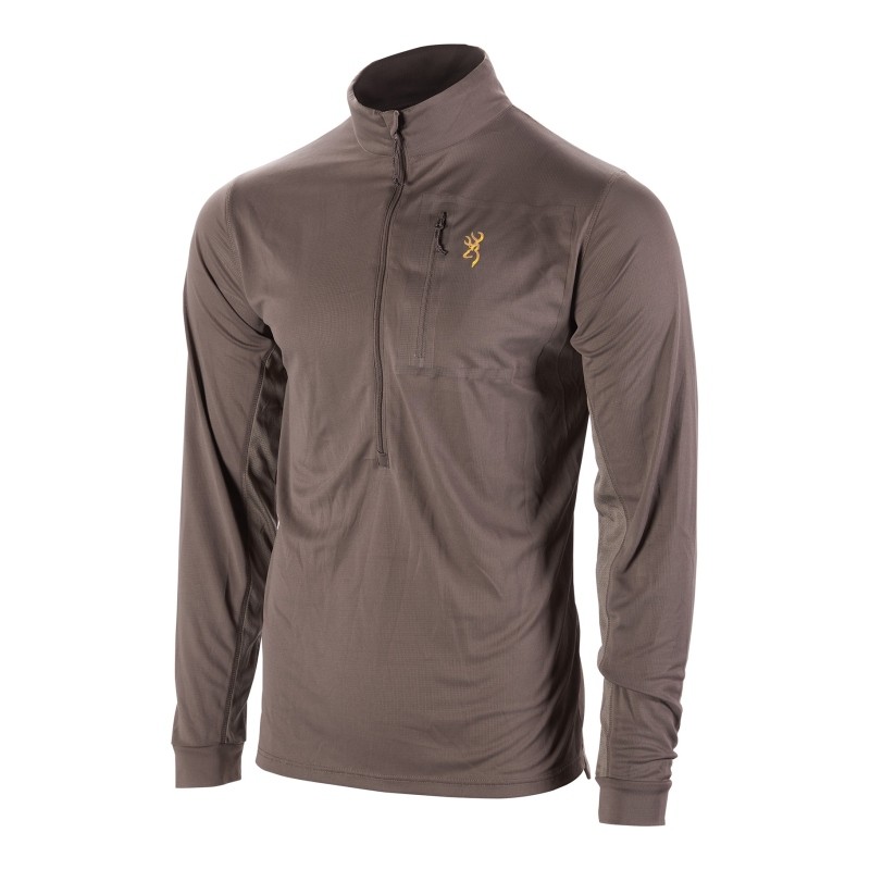 Browning Herren Baselayer-Shirt, EARLY SEASON, dunkelbraun