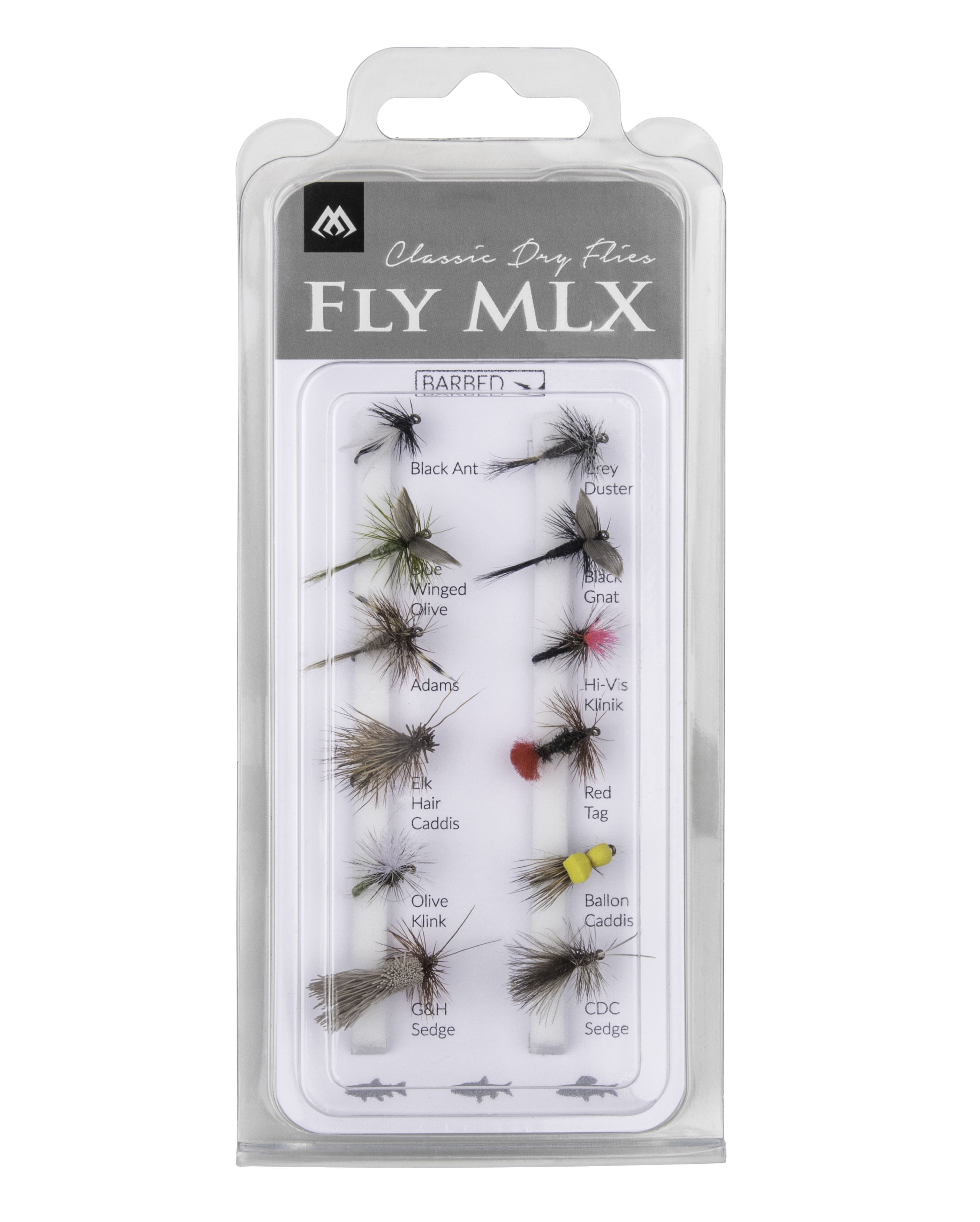 Mikado Set Künstliche Fliegen Dry Flies Barbed