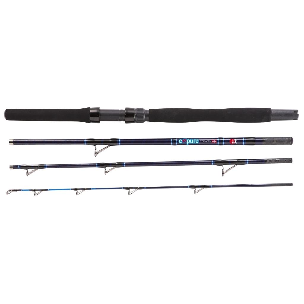 Jenzi EXXpure Travel 4-teilig – Reise- und Pilkrute der Klasse 25–35 lb