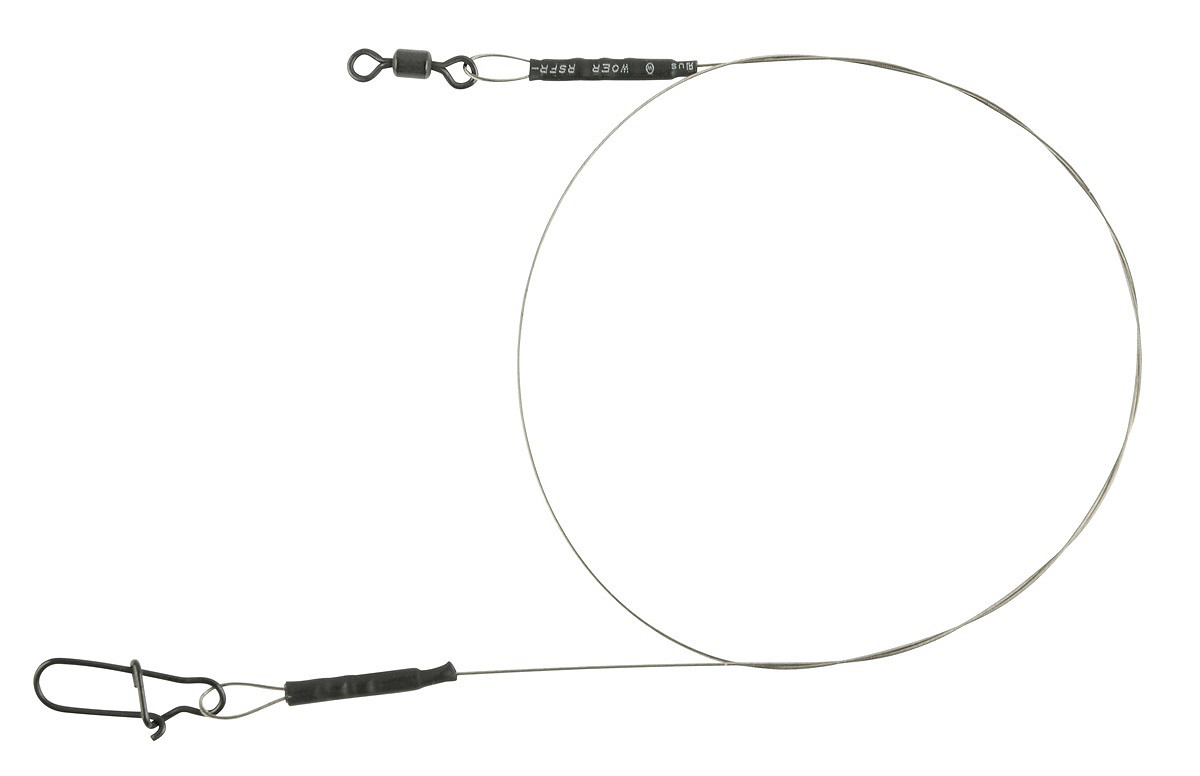 SPRO Matte Black Leader 1x19 Wire Stahlvorfach – 2 Stück