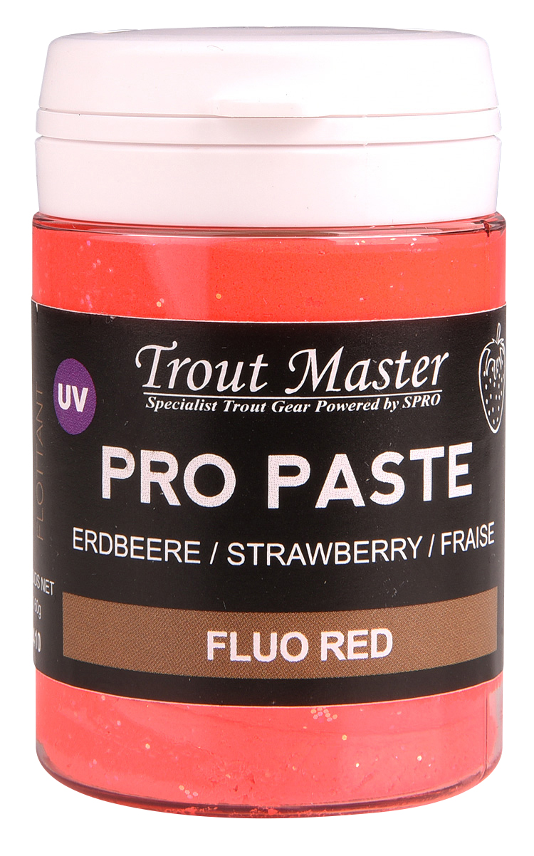 Spro Trout Master Pro Paste "Strawberry Fluo Red" 60g
