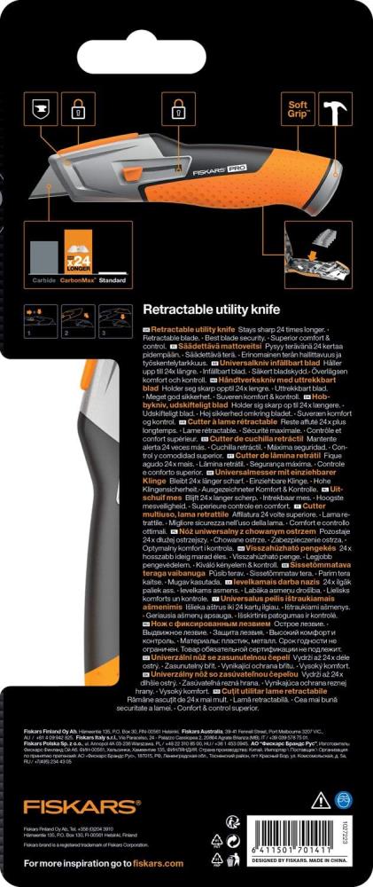Fiskars CarbonMax Universalmesser