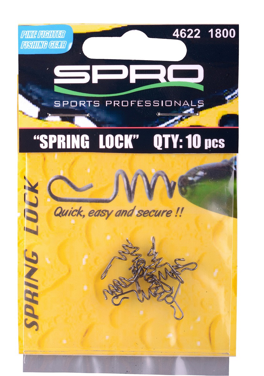 SPRO Spring Lock Köderclips – 10 Stück