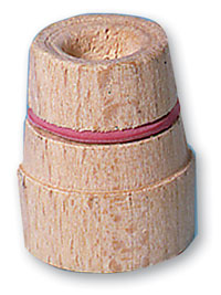 Klemmpfropfen aus Holz