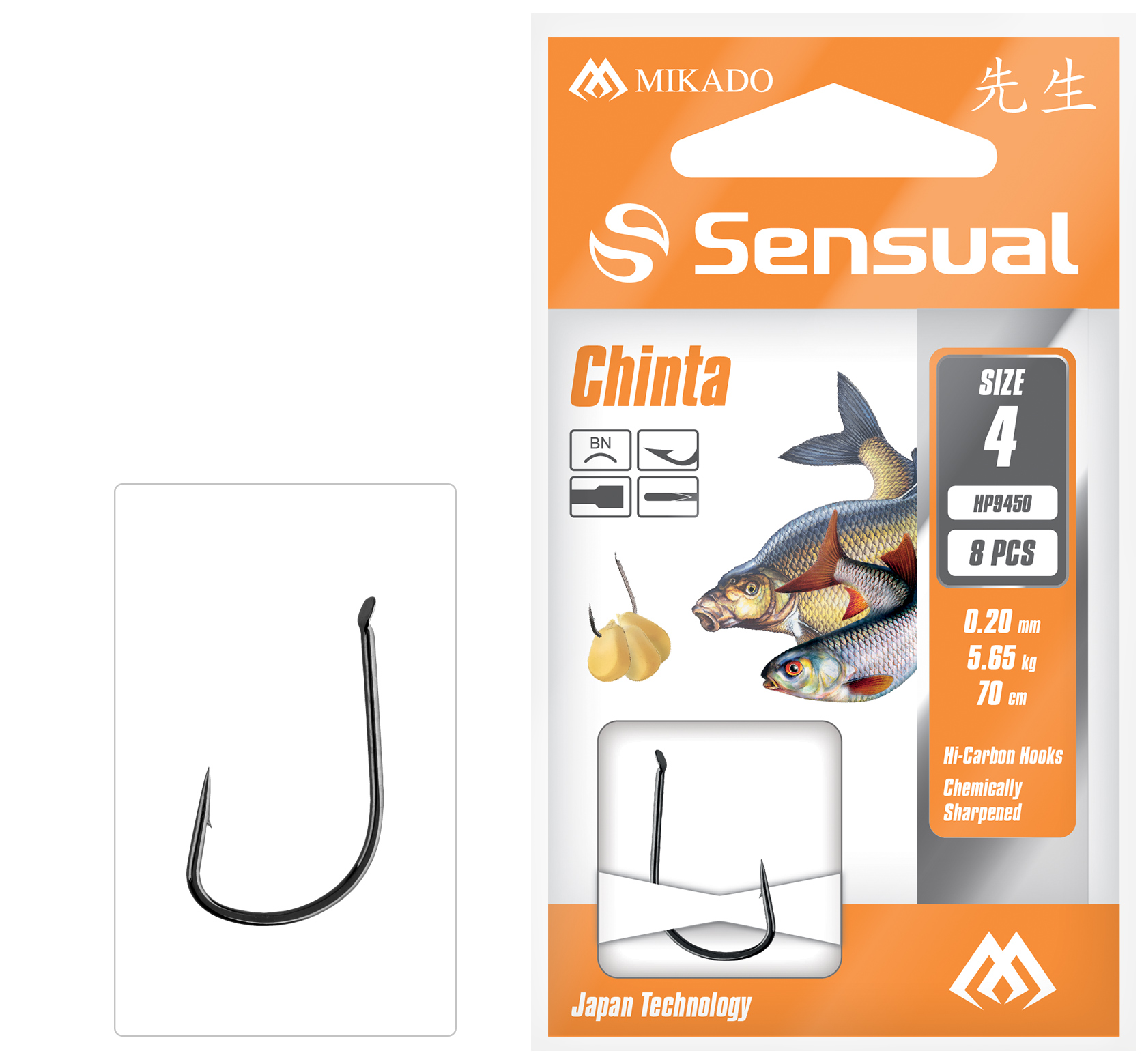 Mikado Sensual Chinta gebundene Haken