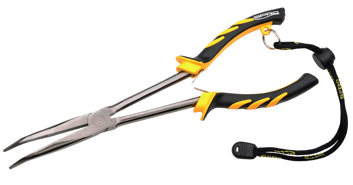 SPRO Ex Long Nose Bent Pliers 28 cm Spitzzange gebogen