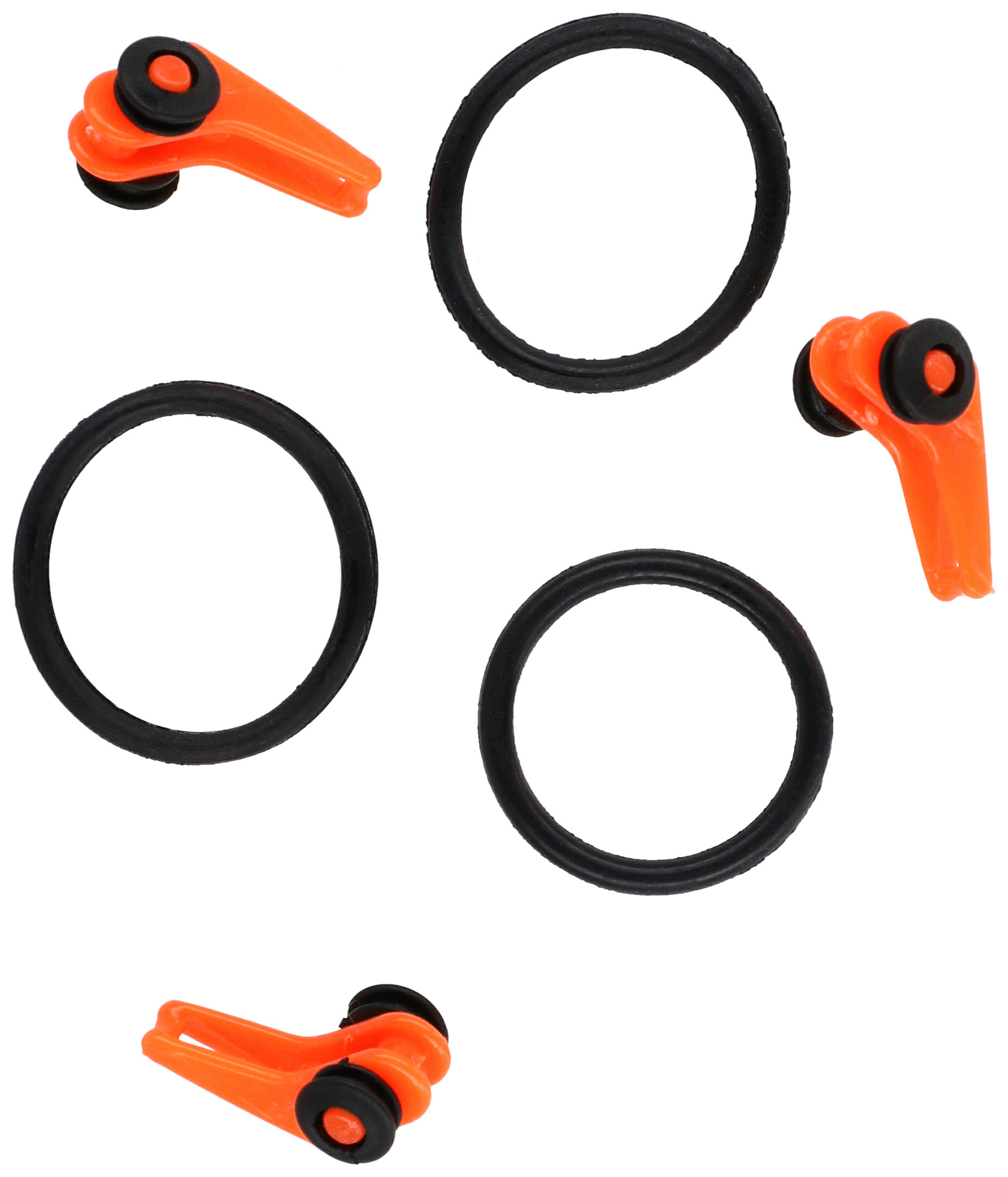 Mikado Clip für Haken Einstellbar Orange