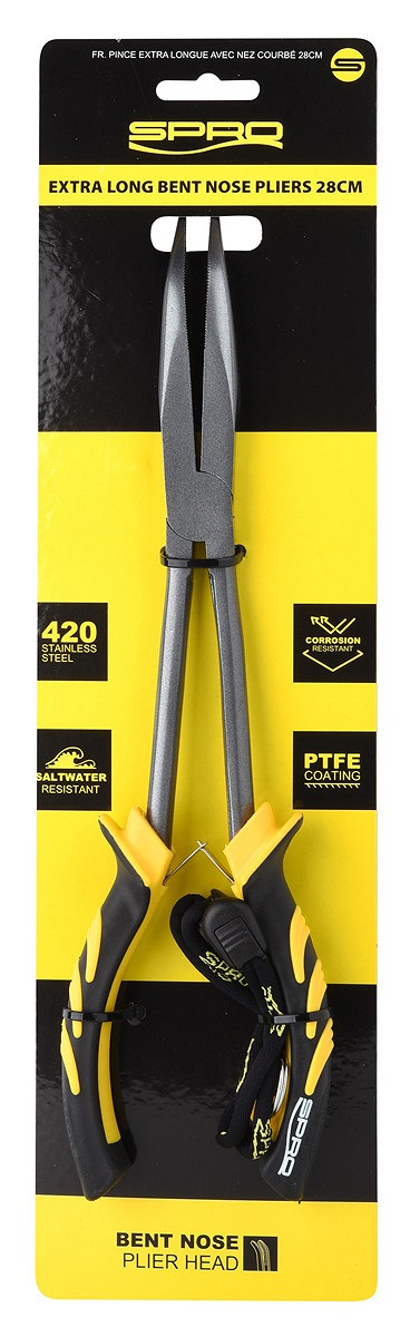 SPRO Ex Long Nose Bent Pliers 28 cm Spitzzange gebogen