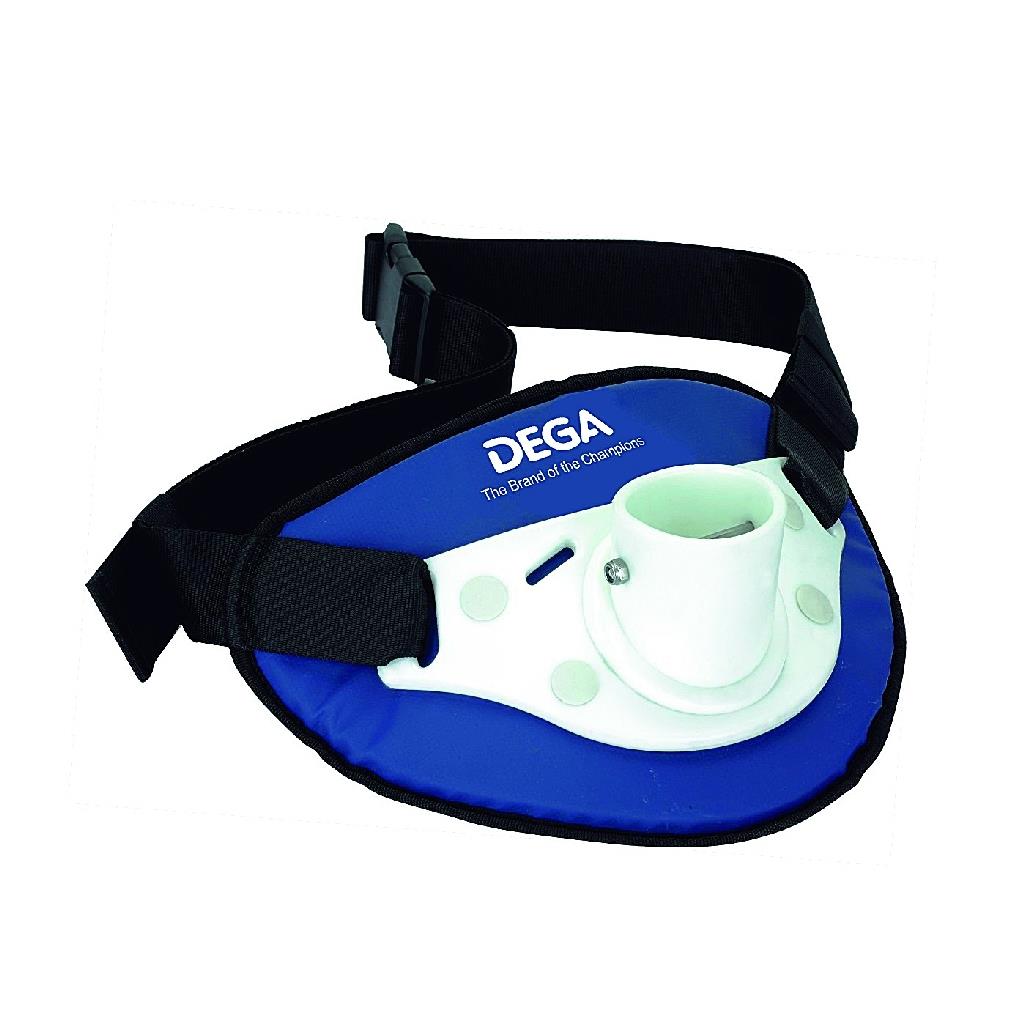 Jenzi Bauchgurt Deluxe in Blau für Angelruten