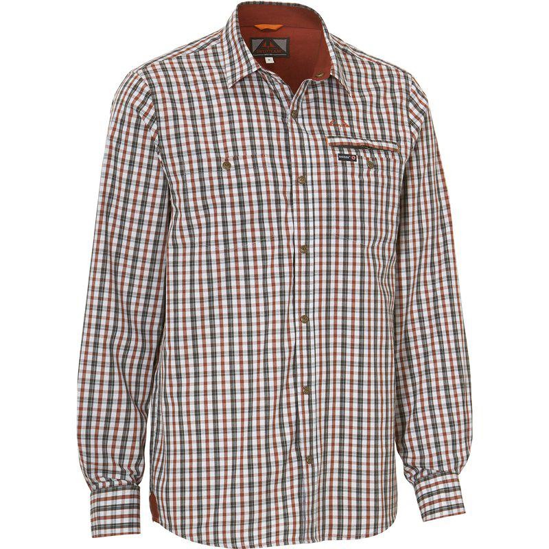 Swedteam Herren Hemd Lynx Antibite Dark Orange