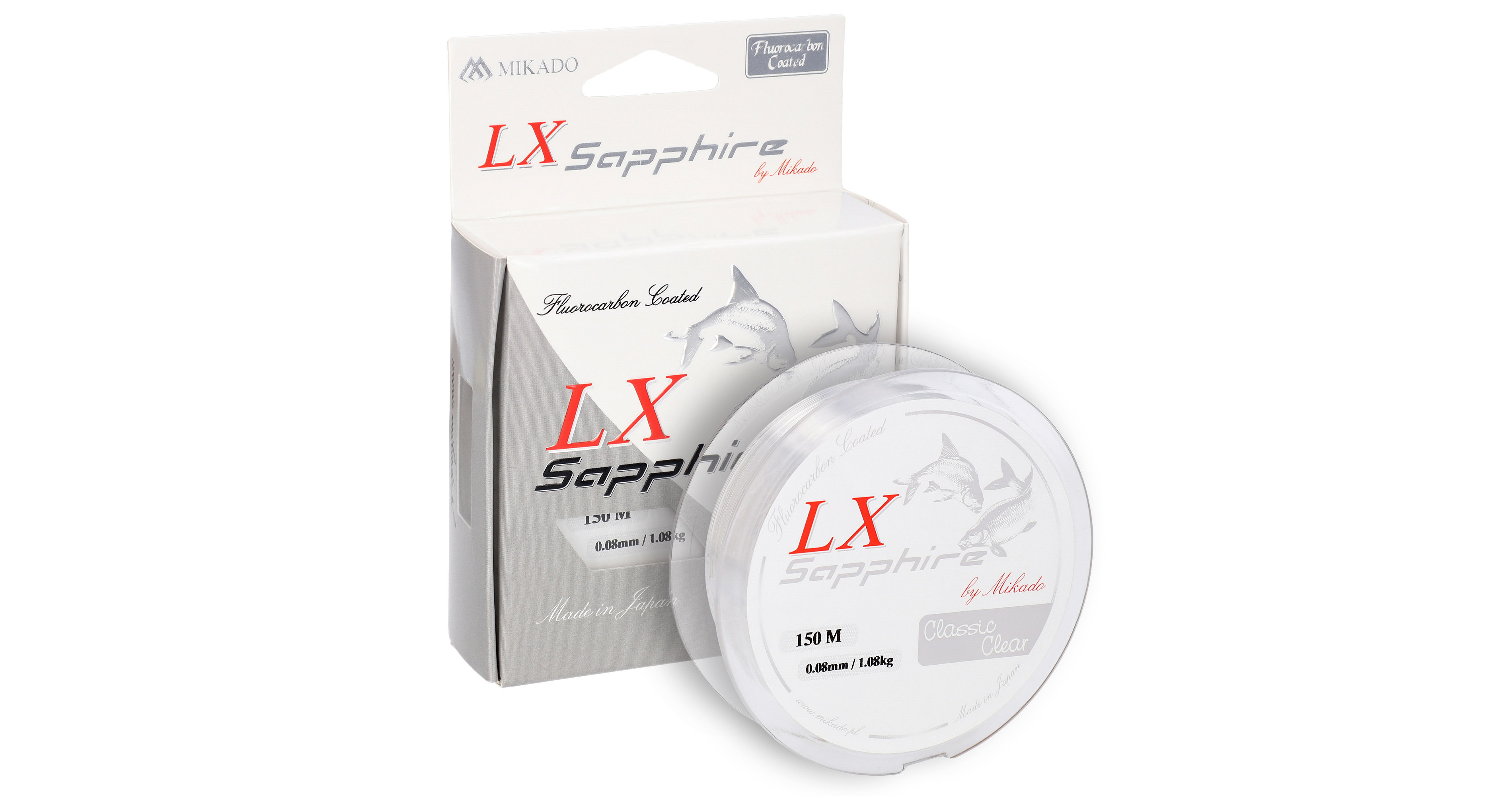 Mikado LX Sapphire Classic Clear 150 m monofile Angelschnur 0,08 mm