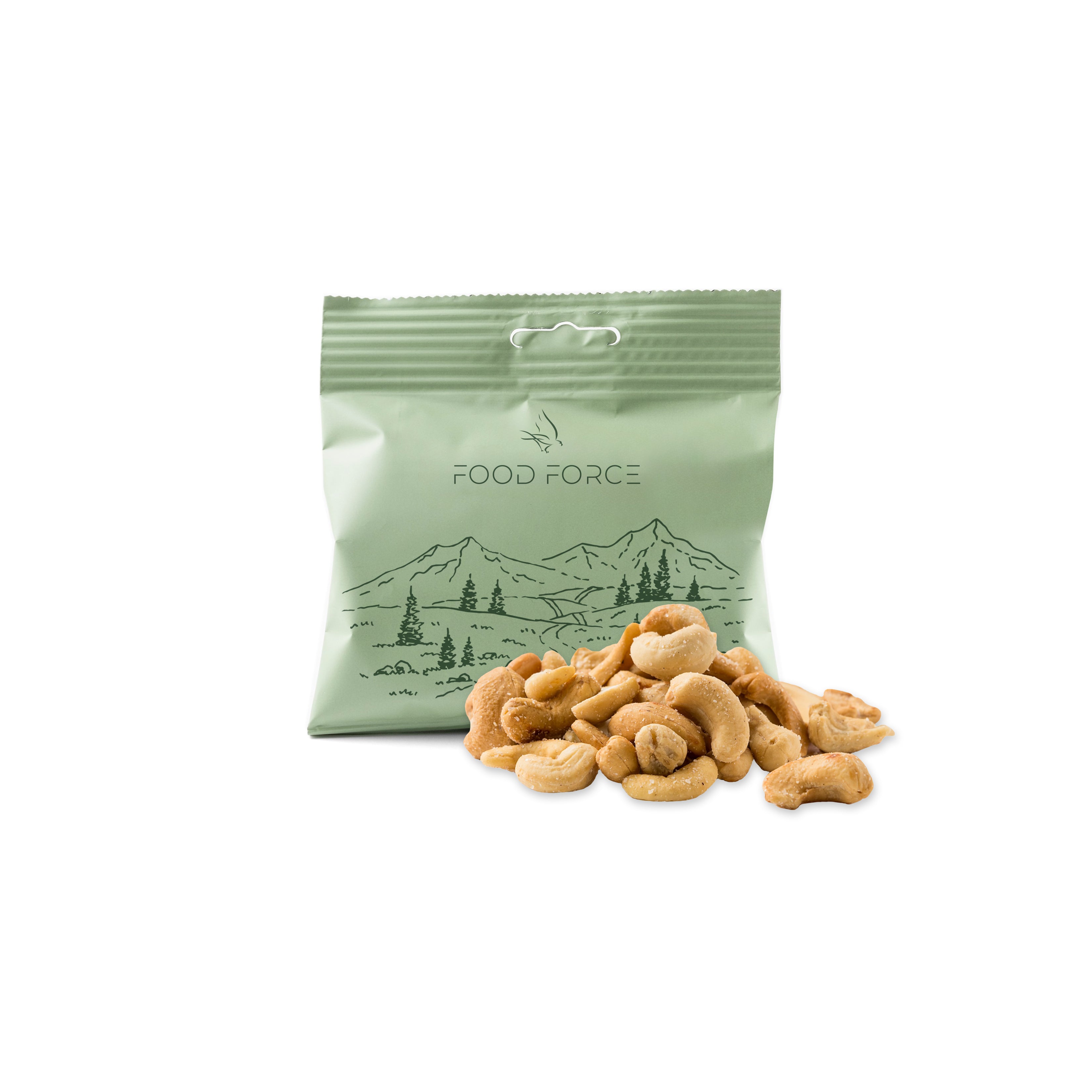 Food Force Geröstete gesalzene Cashews 50 g