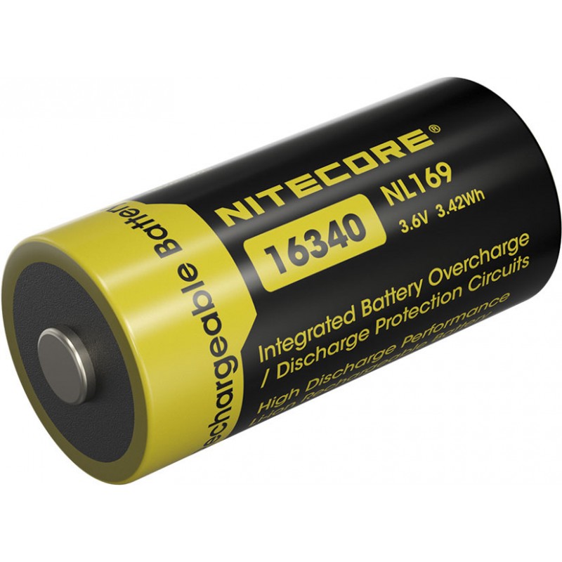 Nitecore NL169 Li-Ion Akku 16340 mit 950 mAh für HIKMICRO Thunder