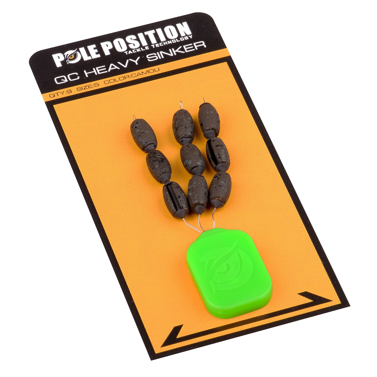 Pole Position QC Heavy Sinkers Vorfachgewichte – 9 Stück