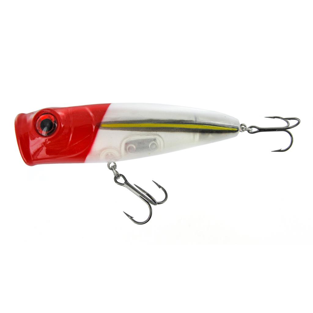 Jenzi Wobbler Pop-Up 10 cm 24 g Rotkopf/Weiß – Oberflächenköder für Raubfisch