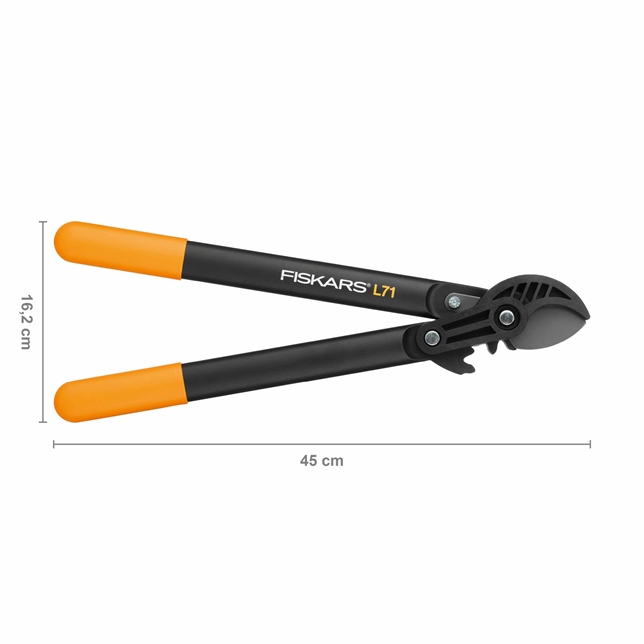 Fiskars L71 PowerGear II Amboss-Getriebeastschere