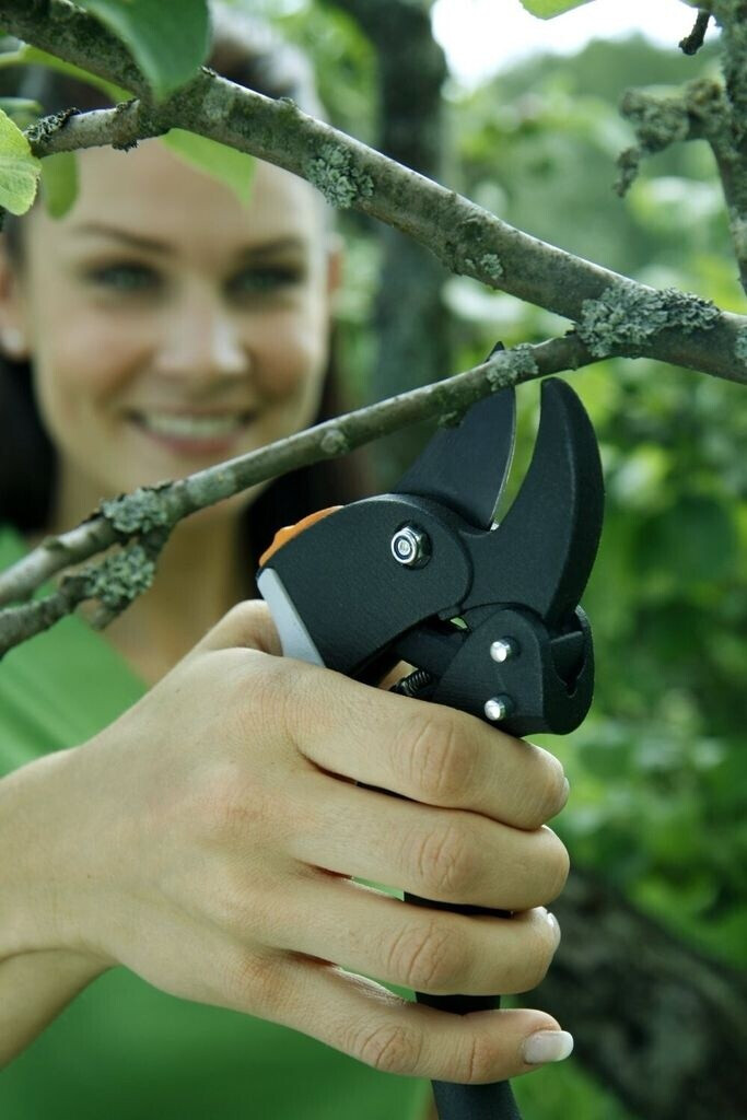 Fiskars P83 PowerStep Amboss-Gartenschere