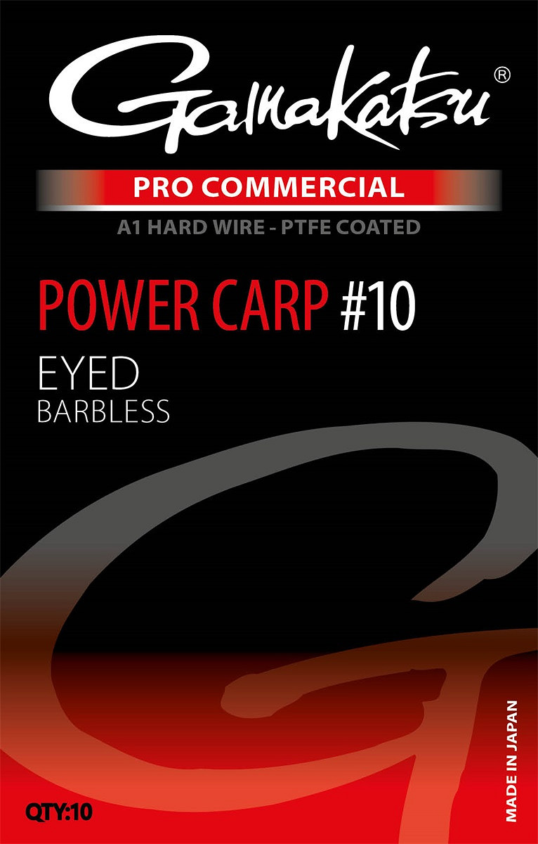 Gamakatsu Pro Commercial Power Carp Eyed Feederhaken – 8 Stück