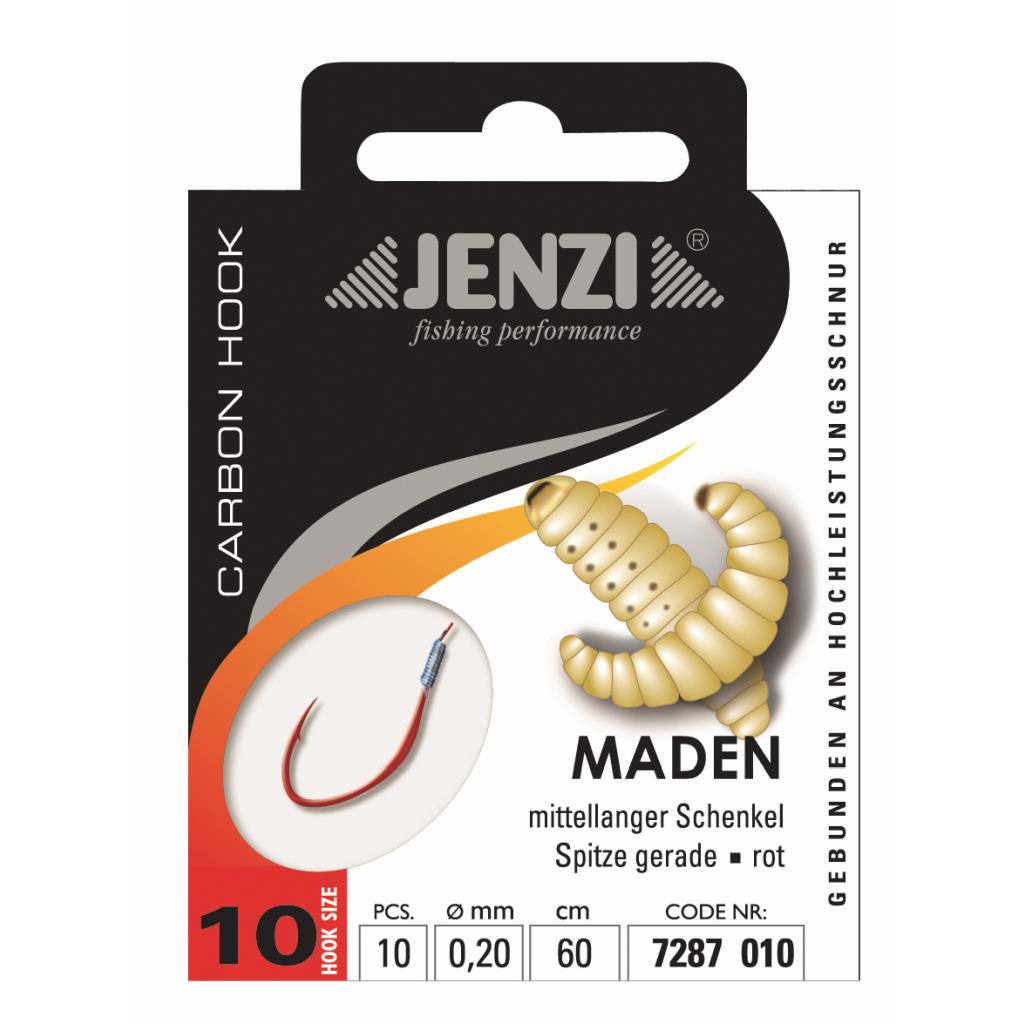 Jenzi Rotaugenhaken gebunden Premium Made