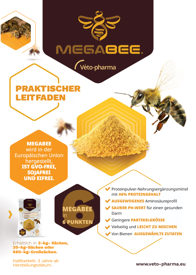 MegaBee Proteinpulver für Bienen 2 kg
