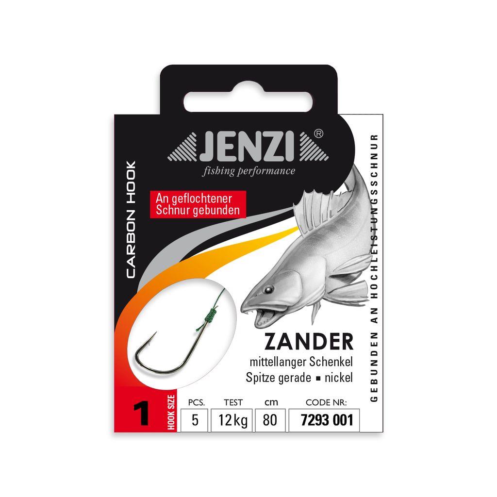 Jenzi Zanderhaken gebunden Premium geflochten