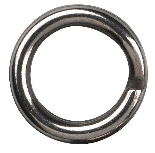Gamakatsu Hyper Split Ring Sprengring Stainless Black Nickel – 5 Stück