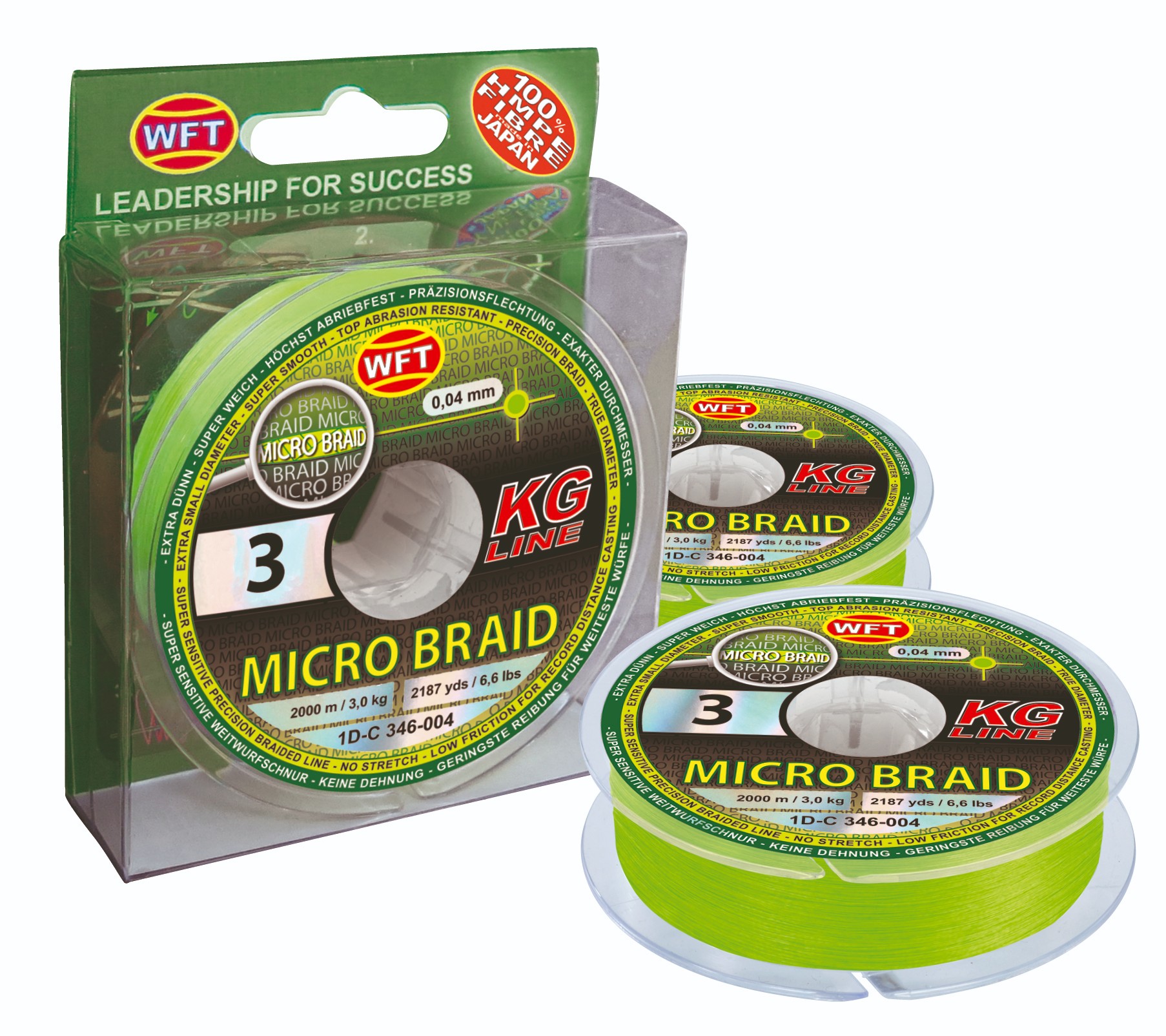 WFT Micro Braid KG chartreuse 2000 m