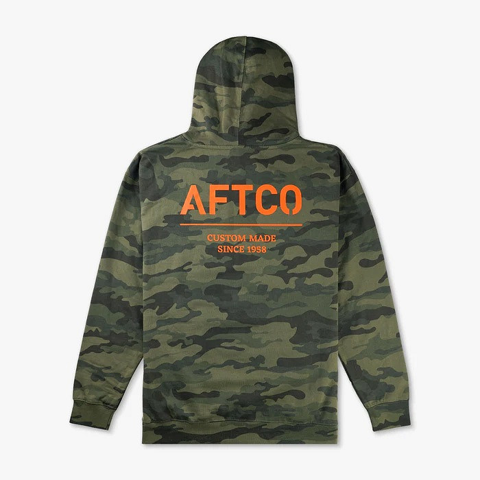 AFTCO Radar Camo PO HD Hoodie Black Camo