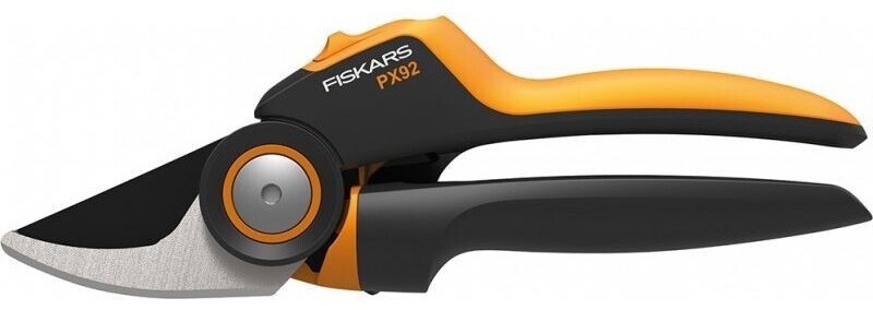Fiskars PX92 PowerGear X™ Bypass Gartenschere mit Rollgriff – 21,5 cm bis 20 mm