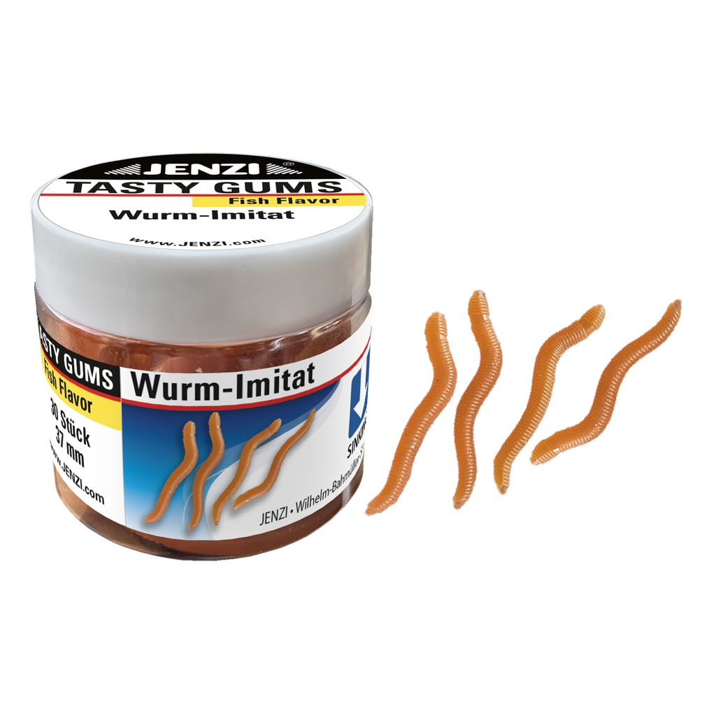 Jenzi Wurm-Imitat Braun Fisch-Flavour