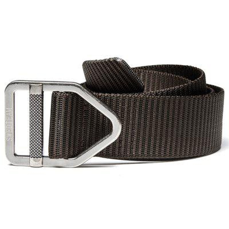 Swedteam Gürtel Hundehalter Brown, selbstsichernde Schnalle, Unisex