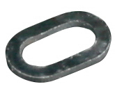 Mikado Rig Ring oval schwarz matt