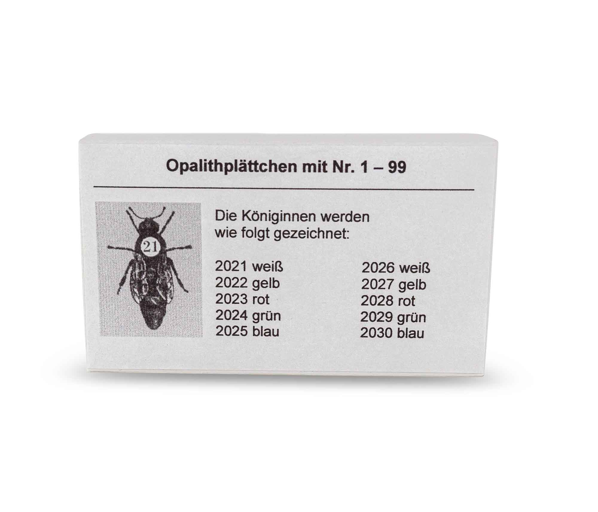Classic-Opalith-Zeichenplättchen-Set: 5 Farben je 100 Stück mit Zeichenleim und Griffel