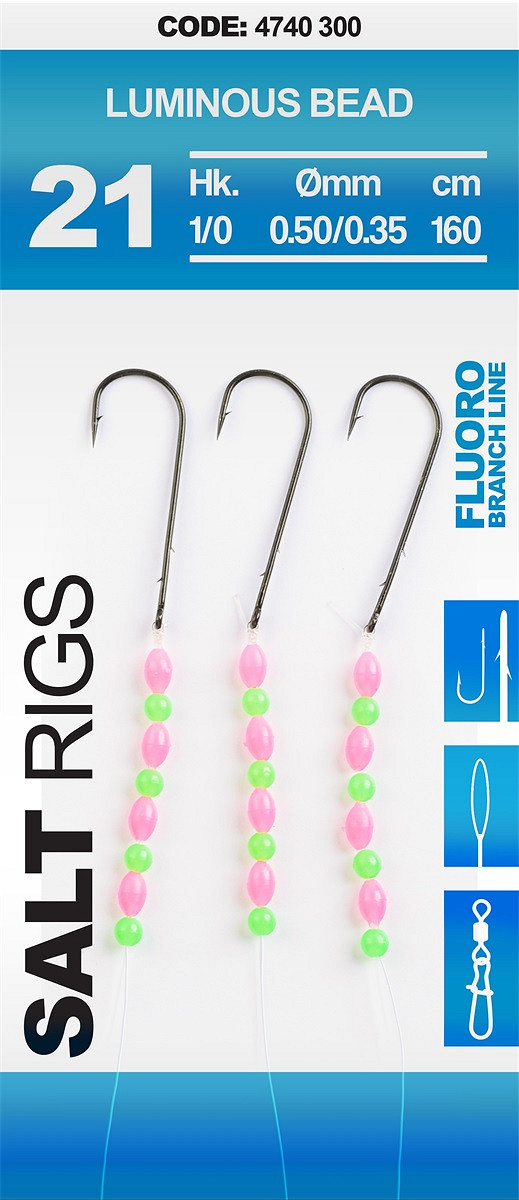 SPRO Salt Rig 21 Luminous Bead Meeresvorfach