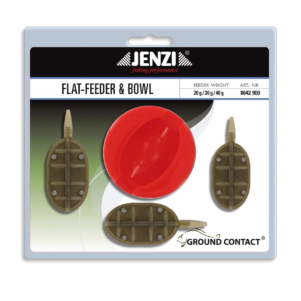 Jenzi Flat Feeder & Bowl Set Jenzi Flat Feeder & Bowl Set