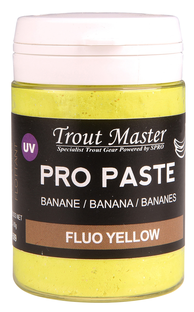 Spro Trout Master Pro Paste "Banana Fluo Yellow" 60g