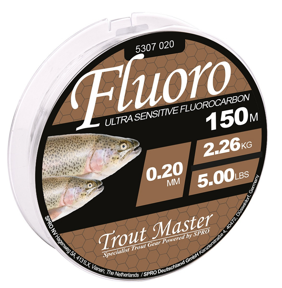 Spro Trout Master Fluoro Hauptschnur 150 m