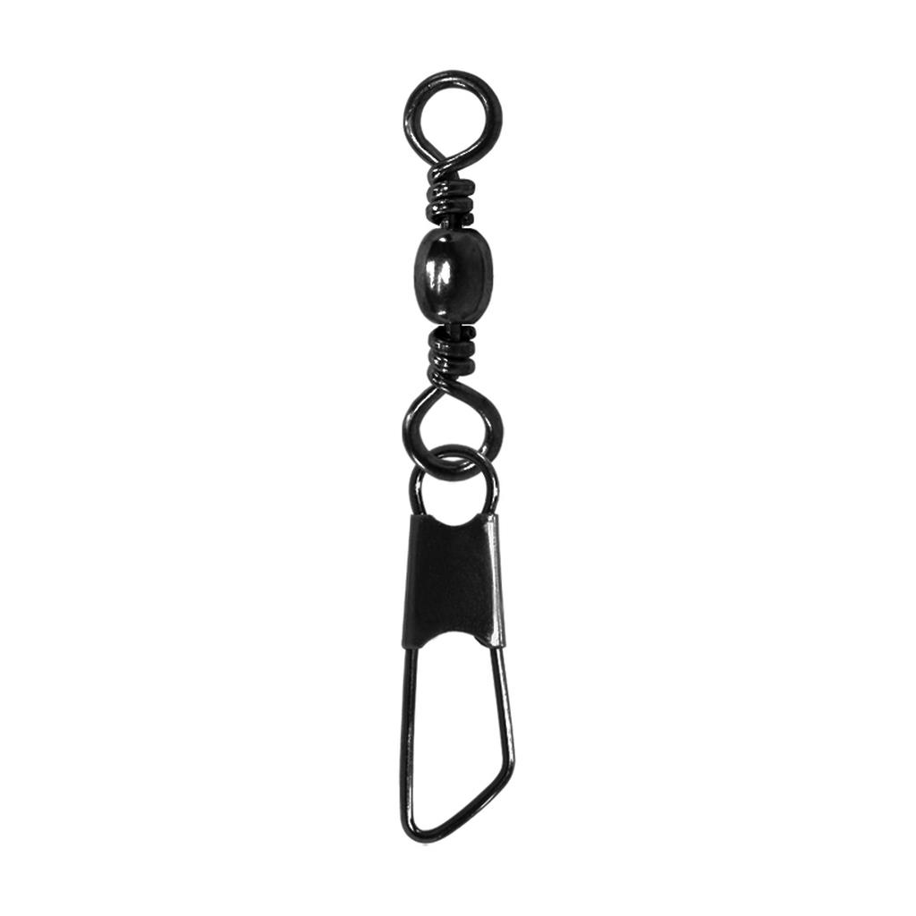 Jeni Karabiner Wirbel Black Nickel