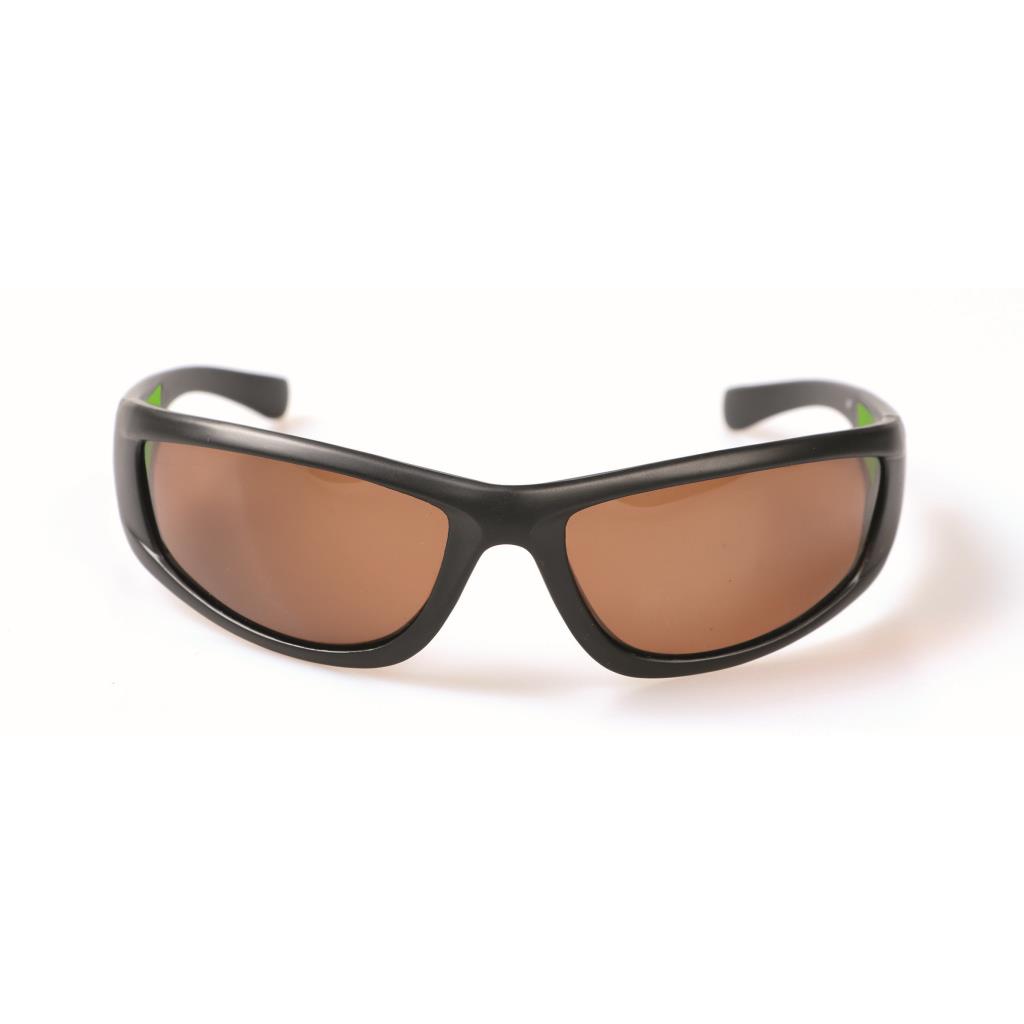 Jenzi Polarisatiohnsbrille mit Etui schwarz grün