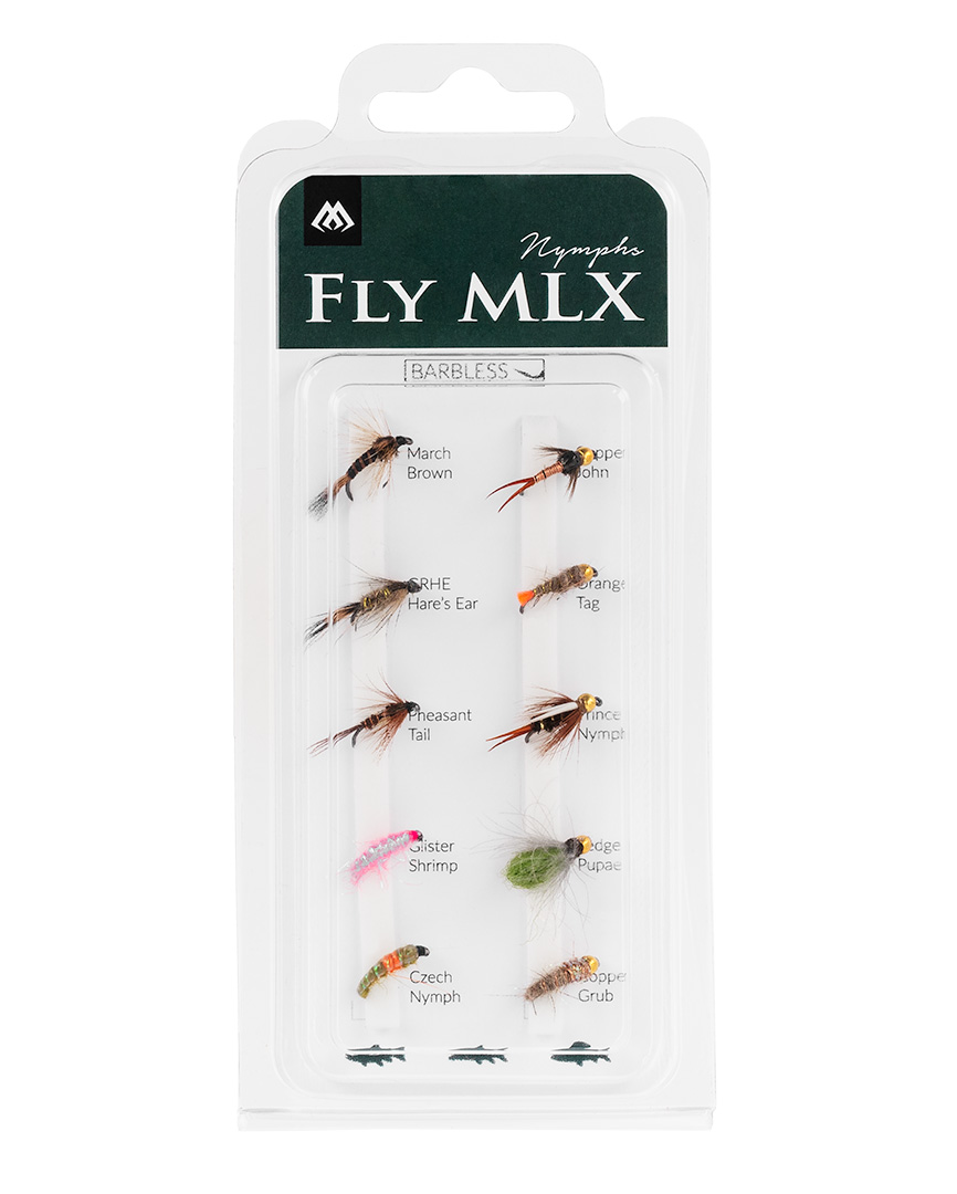 Mikado Set Künstliche Fliegen Nymphs Barbless