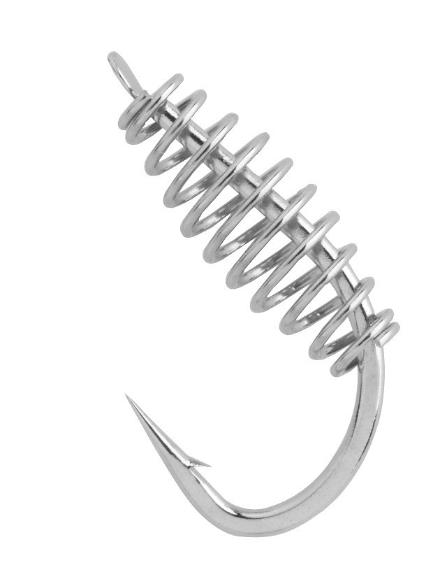 Gamakatsu Booklet Trout LS-3610 Spiral Vorfachhaken Nickel – 4 Stück