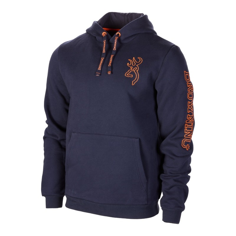 Browning Herren Sweatshirt, SNAPSHOT, blau