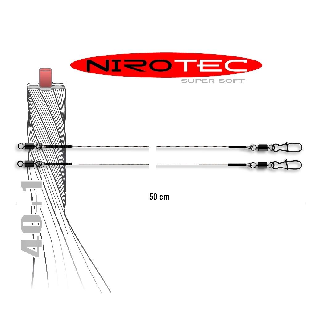 Jenzi Niro-Tec Swivel+Snap – Karabinerwirbel zum schnellen Köderwechsel (2 Stück)