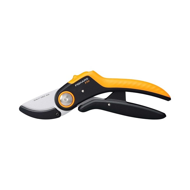 Fiskars P741 Plus PowerLever Amboss-Gartenschere