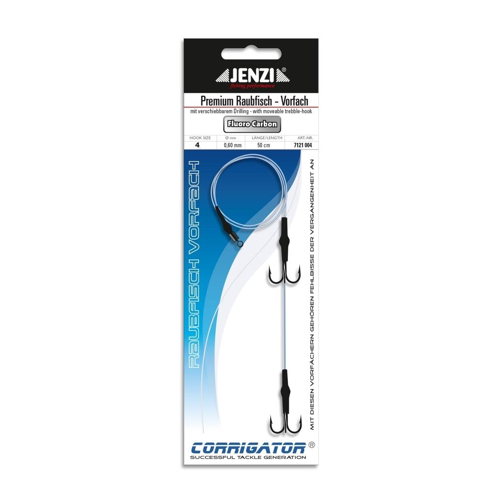 Jenzi Raubfisch-System Deluxe Fluorocarbon 50 cm