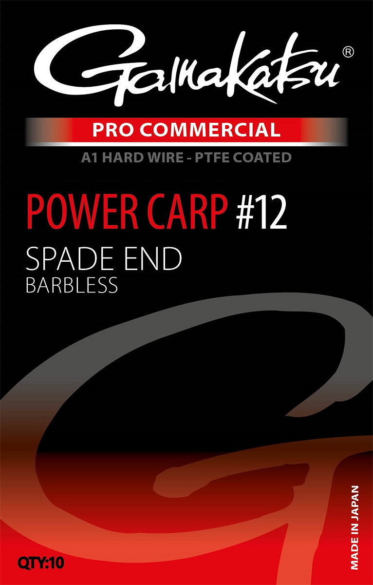 Gamakatsu Pro Commercial Power Carp Spade Feederhaken – 8 Stück