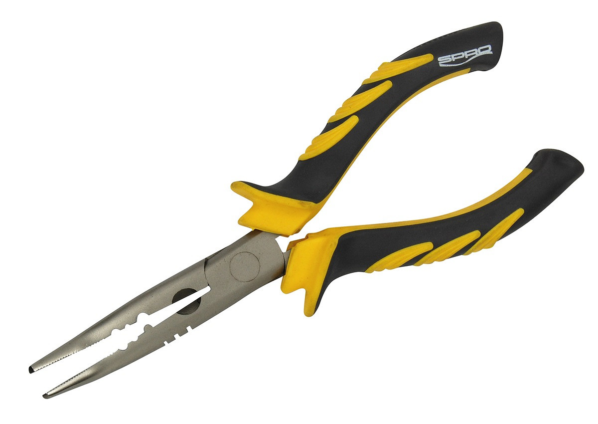 SPRO Bent Nose Pliers 18 cm Spitzzange gebogen