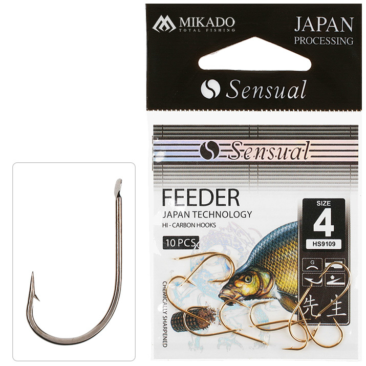 Mikado Sensual Feeder 9109 Feederhaken Black Nickel