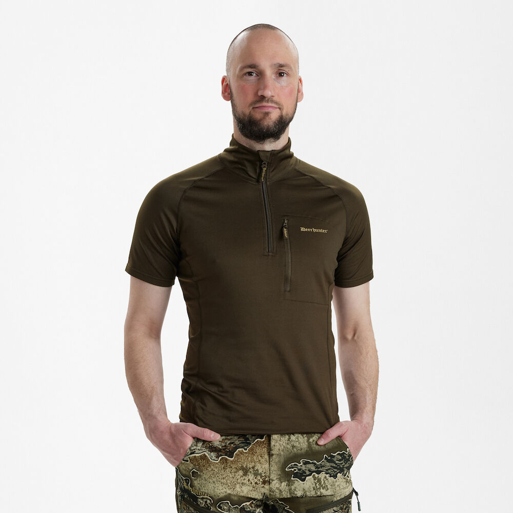 Deerhunter Excape Insulated T-Shirt mit RV-Kragen
