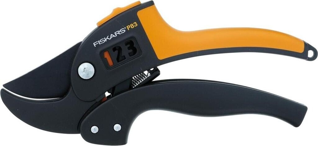 Fiskars P83 PowerStep Amboss-Gartenschere